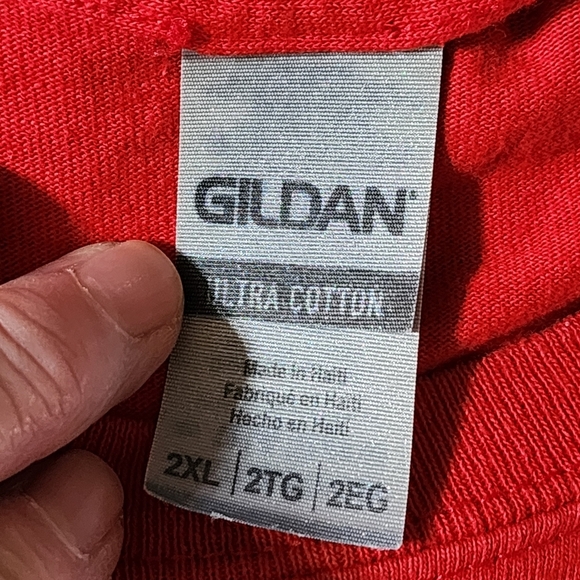 Kansas City Chiefs Superbowl T-shirt Men's 2XL Red Gildan NFL - Picture 5 of 9